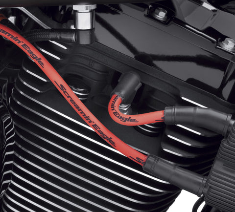 Câbles de bougie d'allumage Phat 10 mm Harley-Davidson 31600054A Screamin' Eagle Modèles XG 2015 et ultérieurs Screaming Eagle