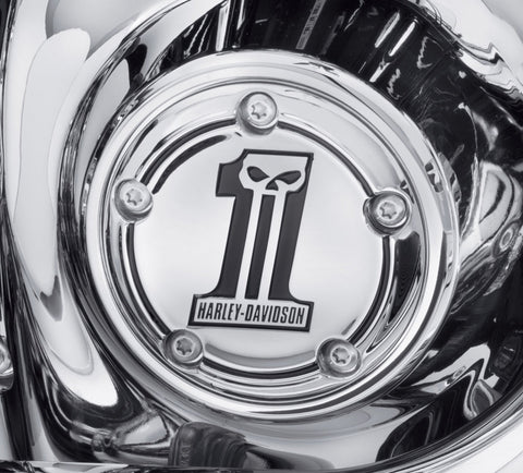 Harley Davidson 32519-10 Couvercle de minuterie Skull Number One COUVERCLE DE MINUTERIE, COLLECTION SKULL NO. 1