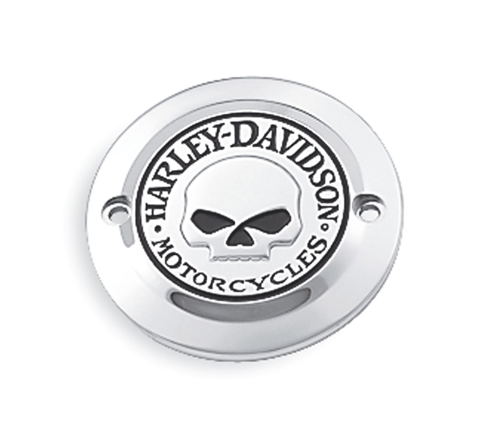 Harley Davidson 32972-04A Willie G Skull Timer Cover TIMER COVER,WILLIE G SKULL, XL