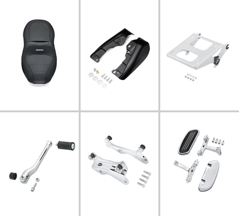 Harley Davidson 50700116A Ensemble d'accessoires pour transport longue distance – Chrome KIT, RDR INTFC MISC CMPNT, LONGUE DISTANCE, CHRM