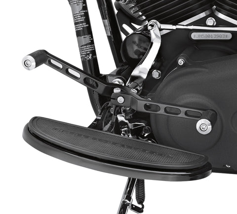 Harley Davidson 34023-08 KIT de levier de changement de vitesse talon/orteil noir satiné, billette, talon/orteil