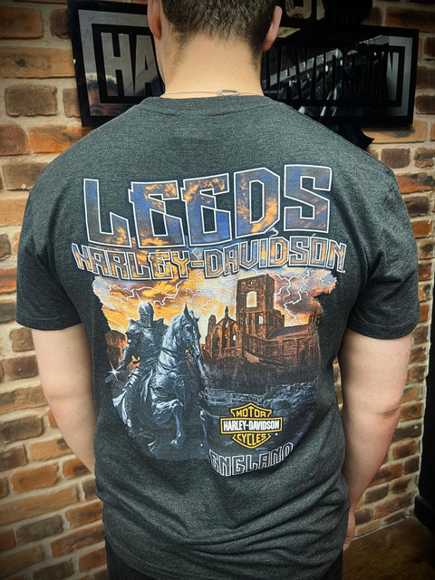 T-shirt authentique du concessionnaire Harley-Davidson® de Leeds « Thrills » 40291589