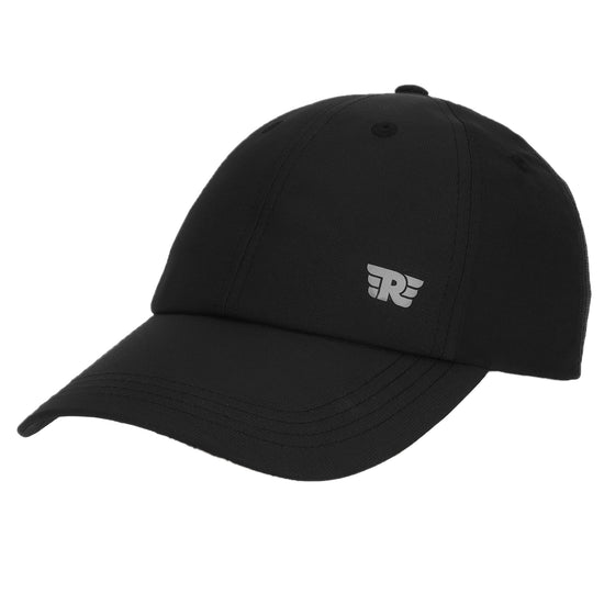 Royal Enfield - CASQUETTE NOIRE AVEC LOGO RÉFLÉCHISSANT EN POLYESTER - RLCCAO240035