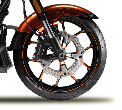 KIT de rotor avant Wave Harley Davidson 41500215, frein RTR, avant, vague, 320 mm