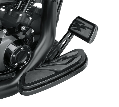 KIT de levier de frein arrière billette noir satiné Harley Davidson 41600208, BRK MISC CMPNT, LEVIER ARRIÈRE,