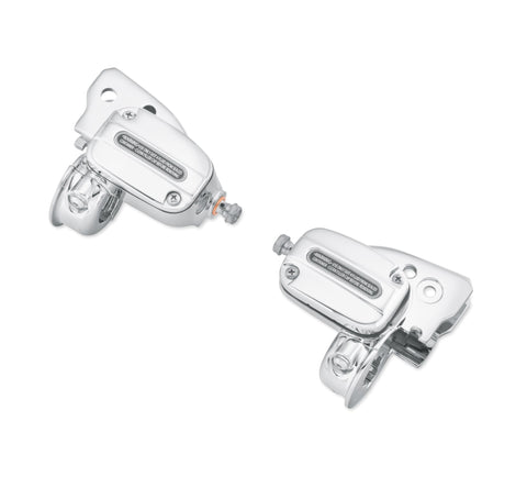 Harley-Davidson 41700263D Chrome Clutch Bracket and Master Cylinder Reservoir Kit