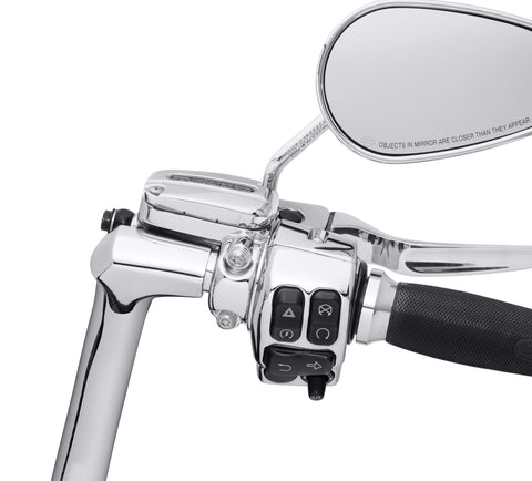 Kit de support d'embrayage chromé et de réservoir de maître-cylindre Harley-Davidson 41701018