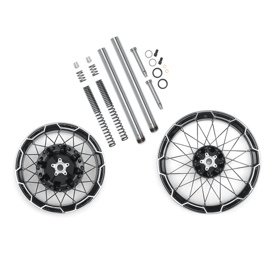 Harley Davidson 42400045 Combo Cast Laced 21 In. Front/18 In. Rear Wheel KIT,WHL MISC,LACED,CAST 21IN CONVERSION