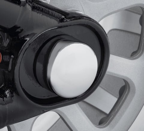 Harley Davidson 43000108 Cache-écrous d'essieu arrière - Chrome KIT, AXE, ÉCROU, CHROME