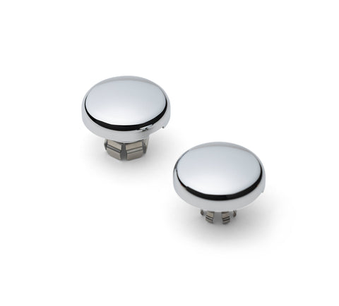 Harley Davidson 43000315 KIT de cache-écrous d'essieu avant chromés, essieu, écrou, CVR, FR, CHROME