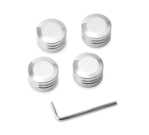 Harley-Davidson 43822-01 Chrome Headbolt Covers