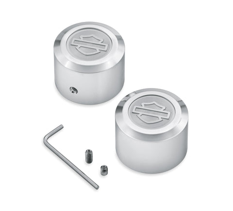 Harley Davidson 44114-07 Aluminator Billet Front Axle Nut Covers ALUMINATOR CHROME FRONT AXLE N