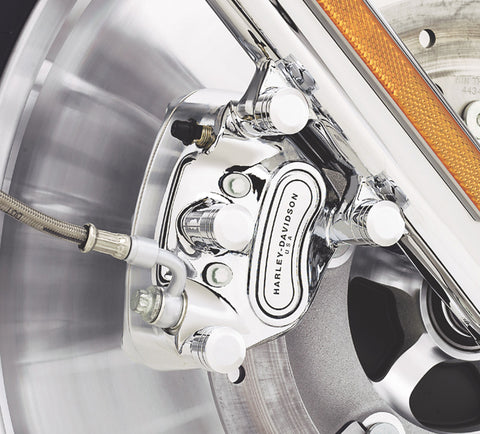 Kit d'étrier avant Harley Davidson 44392-00A ÉTRIER, DOUBLE/CHRM