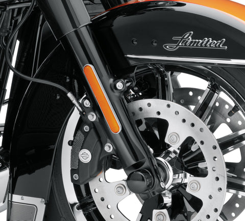 Harley Davidson 45500172B Kit inférieur noir brillant - Curseur de fourche, noir