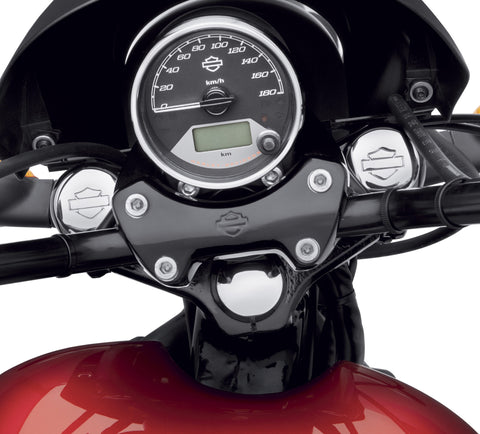 Kit de protection de tube de fourche et de tige de direction Harley Davidson 45800053 - Chrome COUVRE-TUBE DE FOURCHE, CHROMÉ