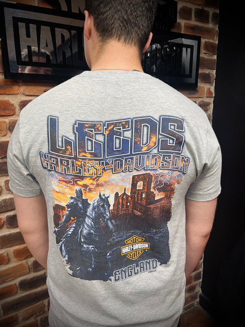 Genuine Leeds Harley-Davidson® Dealer T-shirt 'Goth Motor' 40291609