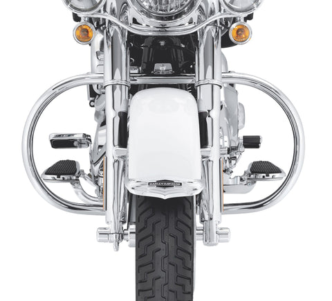 Harley Davidson 49037-05A Nostalgic Curved Engine Guard KIT-ENG GUARD,CHRM,FL-SOFTAIL