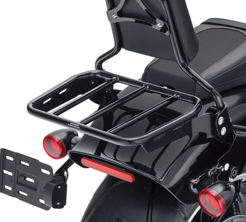 Harley Davidson Sport Luggage Rack for HoldFast Sissy Bar Uprights - Gloss Black
