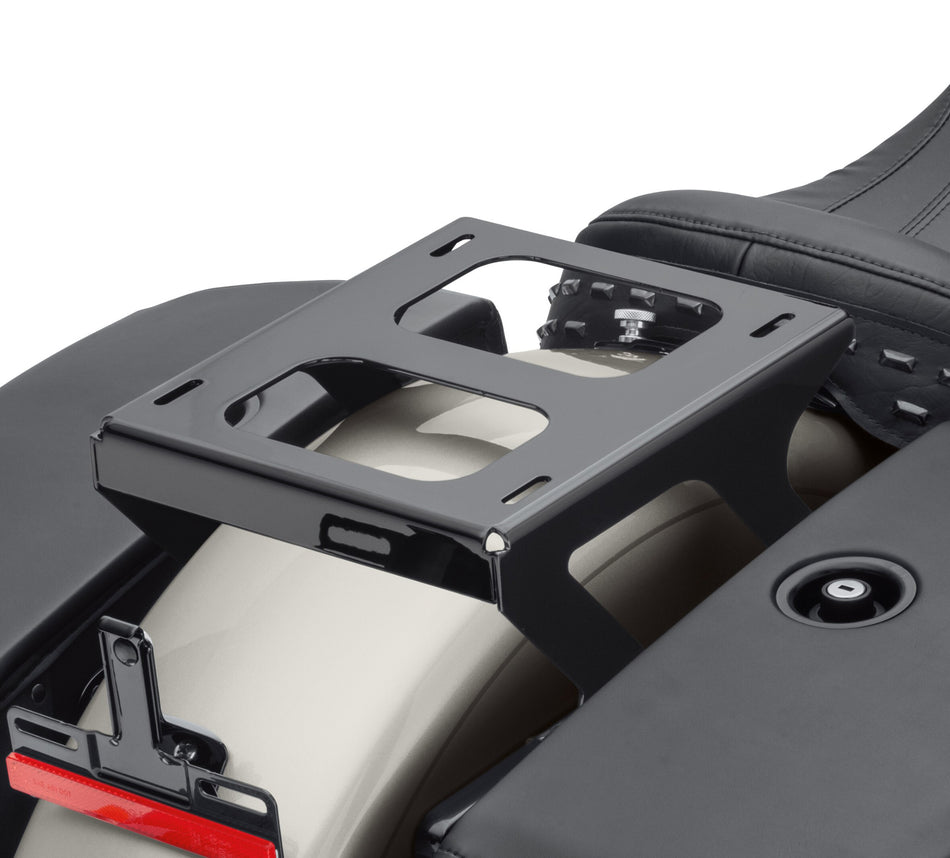 Harley Davidson 50300176 HoldFast Detachable Tour-Pak Luggage Mounting Rack - Gloss Black KIT,RACK,T-PAK SOLO,BLACK,NAR