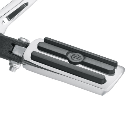 Harley-Davidson 50500-03 Chrome and Rubber Custom Footpegs