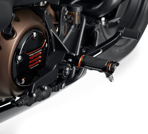 KIT de repose-pieds pour pilote Harley Davidson 50502255 Adversary, FTPEG, RIDER, ADVERSARY, NOIR
