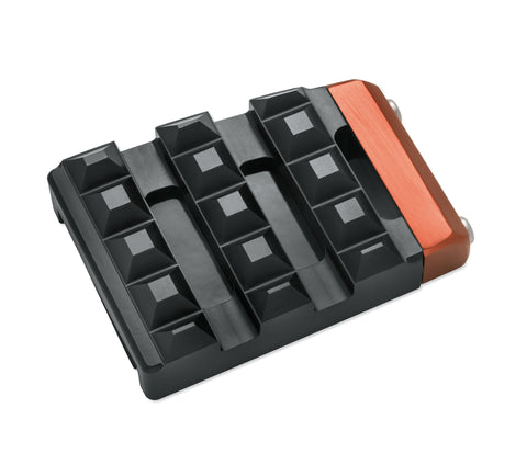 Harley Davidson 50600296 Kit de garniture de petite pédale de frein Dominion, BRK PDL, PLAQUETTE, GARNITURE, ORANGE