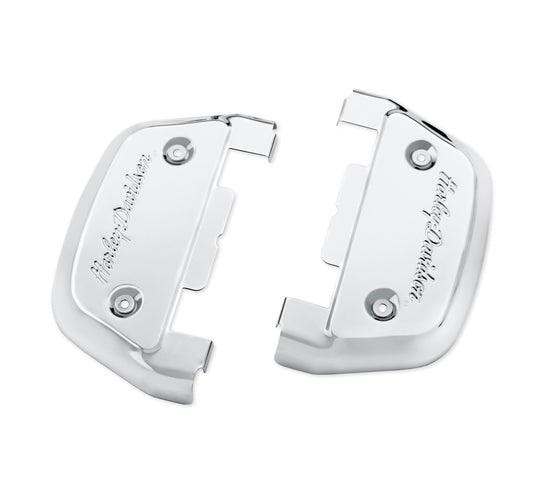 Harley Davidson 50782-91 Script Passenger Footboard Covers PASSENGER FOOTBOARD COVERS