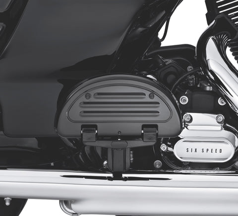 Harley Davidson 50810-08 Half-Moon Passenger Footboard Pans and Inserts KIT-FOOTBOARD,PSNGR,1/2 ROUND/