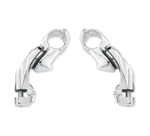 Harley Davidson 50830-07A Short Angled Adjustable Highway Peg Mount Kit ADJ HWY PEG MNT,SHORT,CHROME