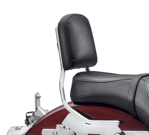 Harley-Davidson 52300560 Passenger Backrest Pad - Mid-Sized - Smooth Black Vinyl