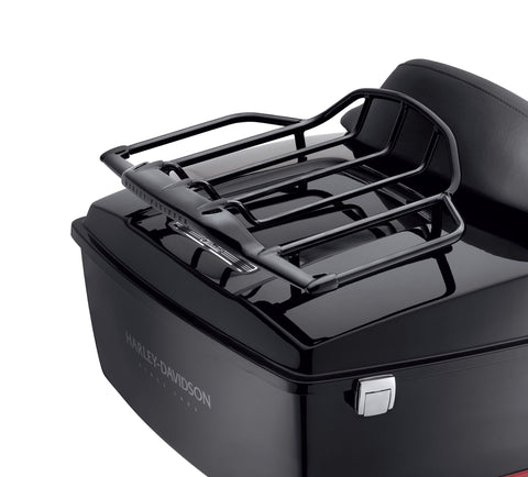 Harley Davidson 53000063 Air Wing Tour-Pak Gloss Black Luggage Rack AIR WING T-PAK LUGGAGE RACK,BL
