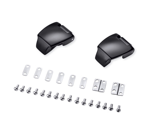 Charnières pour Tour-Pak Premium Harley Davidson 53000131, noir brillant CHARNIÈRES POUR TOUR-PAK PREMIUM, NOIRES