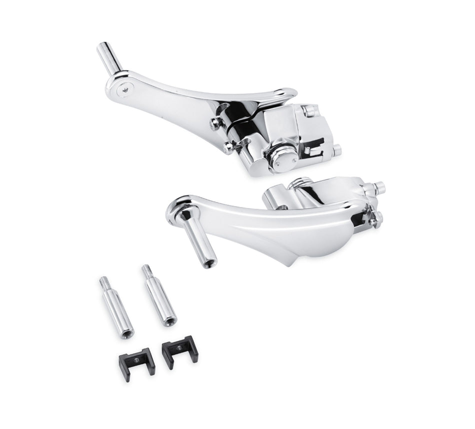 Harley Davidson 54157-10 Adjustable Auxiliary Passenger Footpeg Mounts ADJ AUX PASSENGER FOOTPEG MOUN