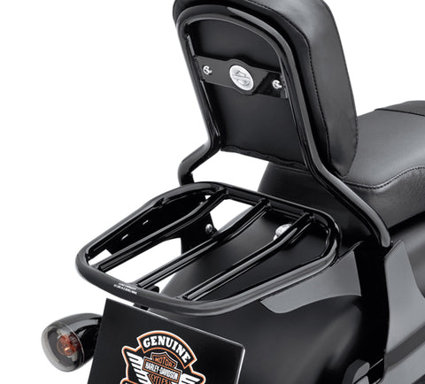 Harley Davidson 54263-10 Custom Tapered Sport Luggage Rack- Gloss Black KIT-RACK,5-SPK,RND BAR,GLOS BL
