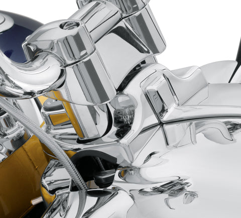 Harley Davidson 55800289 Road King Housse de guidon pour guidon Ape 1,25 po KIT-COVER,H'BAR,APE HANGER,CHR