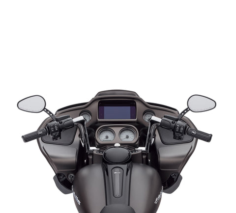 Kit guidon bas fused Harley Davidson 55801062, H-BAR, BAS, ROADGLIDE, CHRM