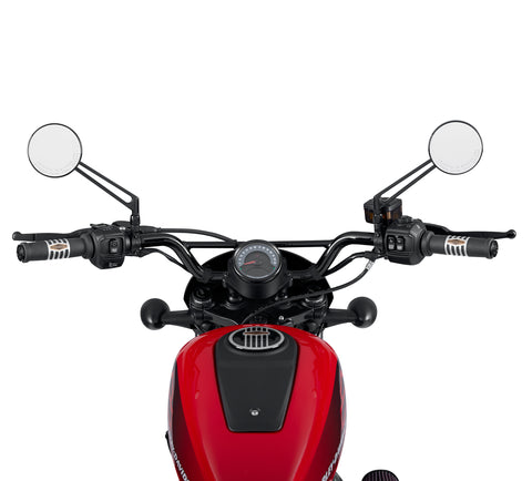 Kit guidon Tracker Harley Davidson 55801280, barre en H, noir