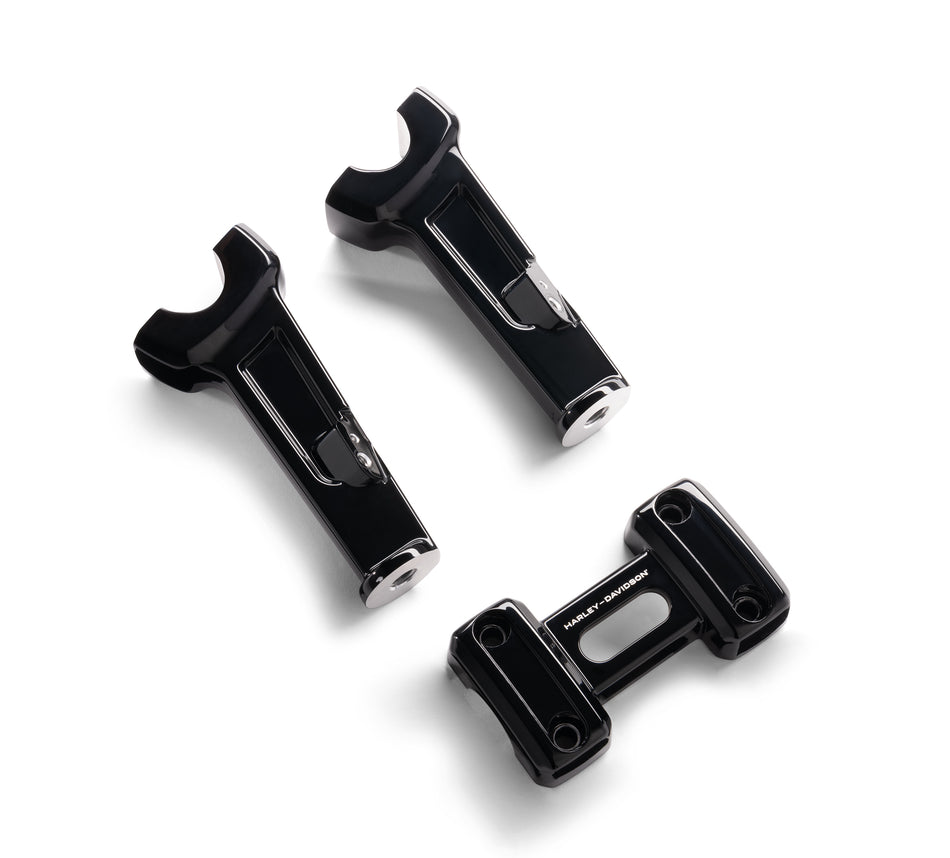 Harley Davidson 55801485 Touring 6" Riser KIT,H-BAR,RISER,BLACK