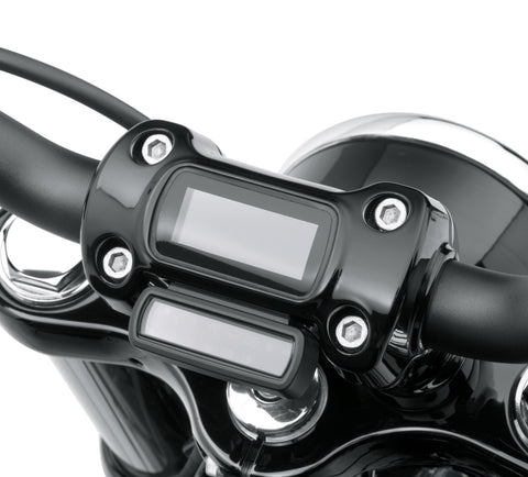 Kit de rehausseur et de serrage de guidon Harley Davidson 55900194 KIT, H-BAR MTG/END, RISER,BLK