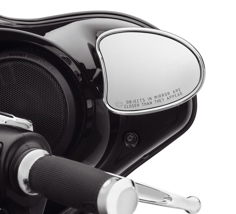 KIT de rétroviseurs de montage de carénage conique chromé Harley Davidson 56000098A, MIR, PREMIUM, CHROME, FLHX