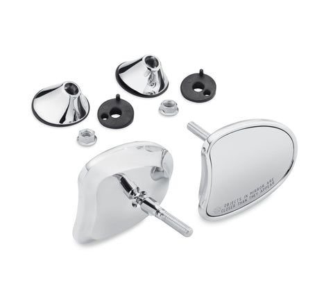 Harley Davidson 56000098A Chrome Tapered Fairing Mount Mirrors KIT,MIR,PREMIUM,CHROME,FLHX