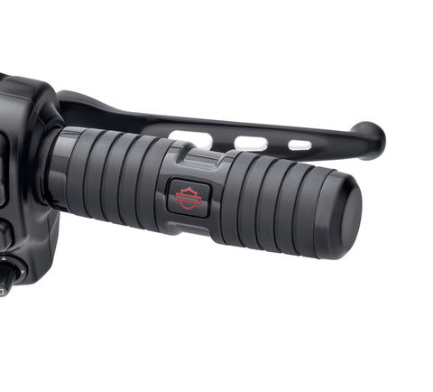 KIT DE POIGNÉES HARLEY DAVIDSON 56100332 KAHUNNA, GAZ/POIGNÉE, NON CHAUFFANT, NOIR