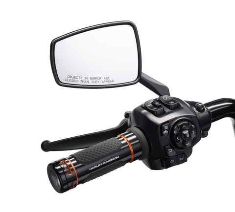 Harley Davidson 56100619 Adversary Heated Hand Grips KIT,GRIP,HTD,ADVERSARY,BLK/ORN