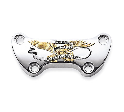 Harley Davidson 56178-92TA Live To Ride Handlebar Clamp HANDLEBAR CLAMP, GOLD, LIVE TO