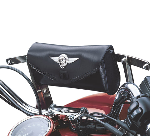 Sacoche de pare-brise Harley Davidson 56626-99 Fat Boy avec pochette Concho moulée sous pression, W'SHIELD