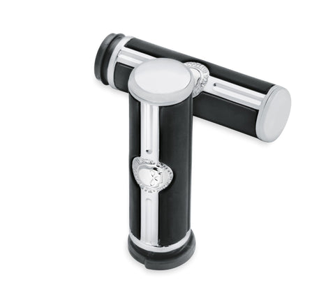 KIT DE POIGNÉES POUR HARLEY DAVIDSON 56740-08 WILLIE G SKULL, POIGNÉE, GAZ ÉLECTRIQUE, 1,5 SKULL