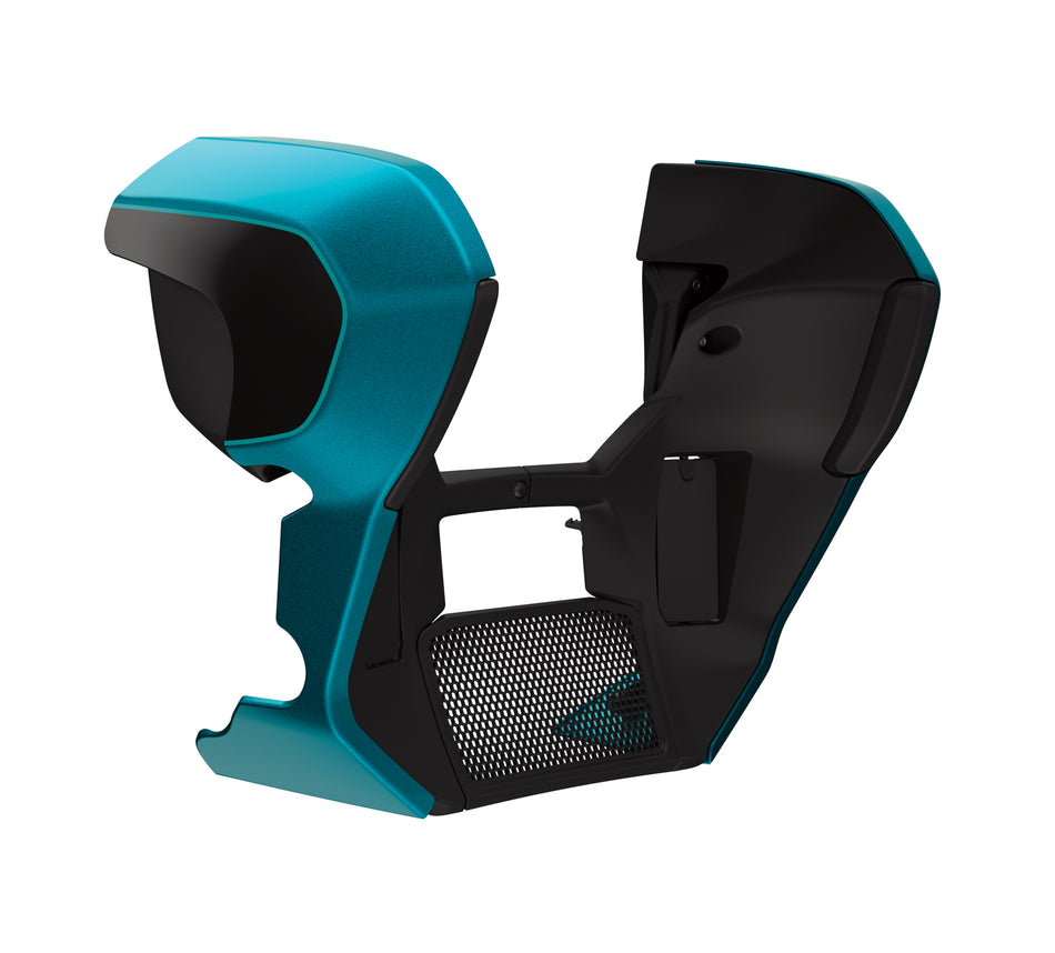 Harley Davidson Fairing Lowers - Teal Thunder/Vivid Black