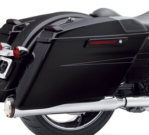 Ailerons de couvercle de sacoches noirs vifs Harley-Davidson 57200087DH