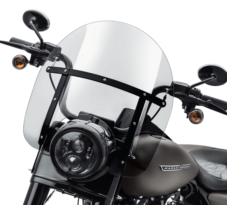Harley Davidson 57400383 Road King H-D Detachables Windshield KIT,WSHLD,DETACH,BLK,16IN,SMOKED