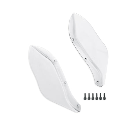 Kit de déflecteurs d'air de carénage fumé clair Harley Davidson 58120-96A - DÉFLECTEUR D'AIR, SMK'D, FLHT/C